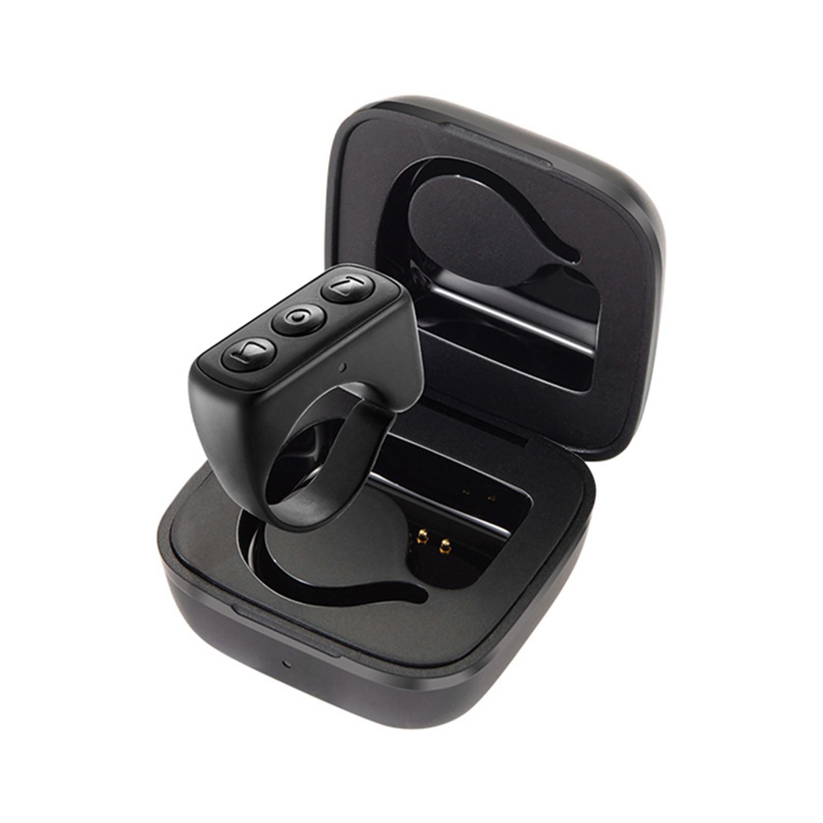 

Управление селфи, инструмент для записи коротких видео, интеллектуальное дистанционное управление Bluetooth Ring One Size чёрный