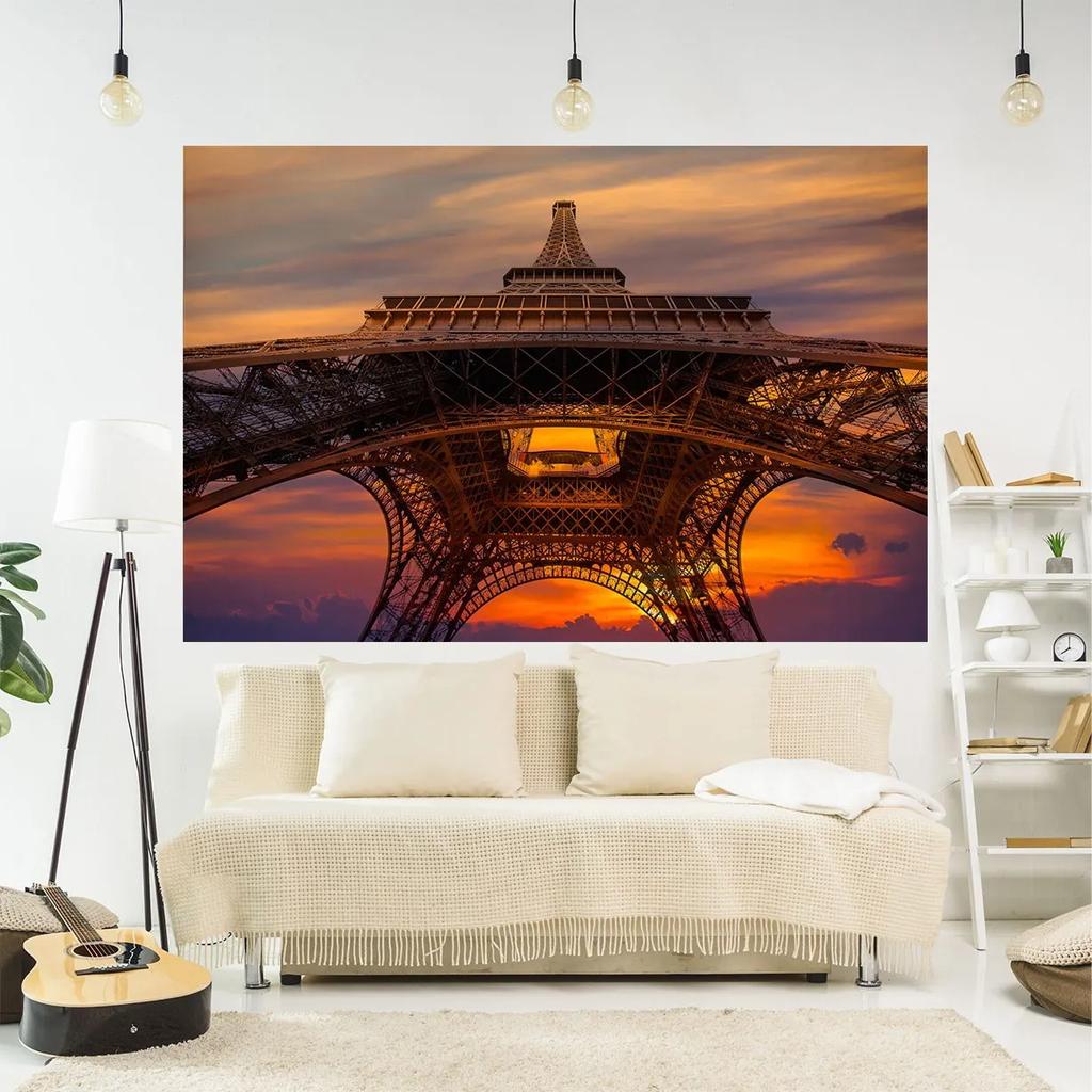 Bedroom Living Room Tapestry Paris Eiffel Tower Pattern Hanging Cloth Home Wall Decoration Tapestry