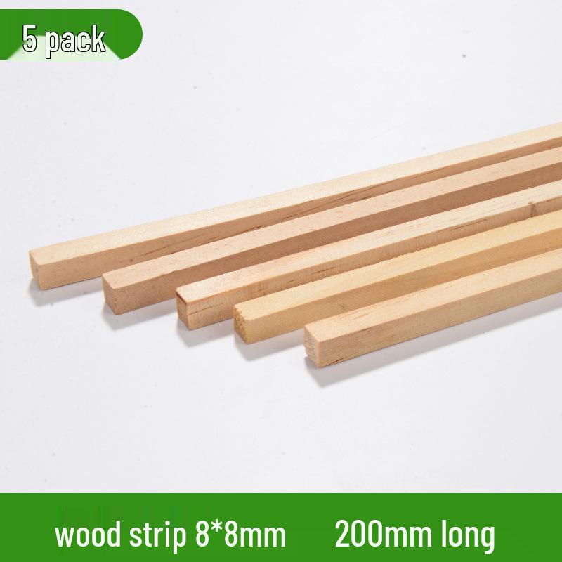 Paulowniahout Strips voor 3D Modelbouw en Blokhut Constructie