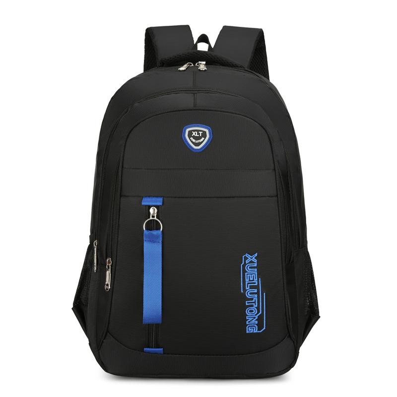 2026 Nuovo Zaino per Laptop da Uomo Casual Monocolore Grande Capacità Cartella per Studenti delle Scuole Superiori Resistente all'Acqua