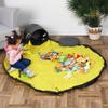 Toy Storage Basket + Large Play Mat for Kids