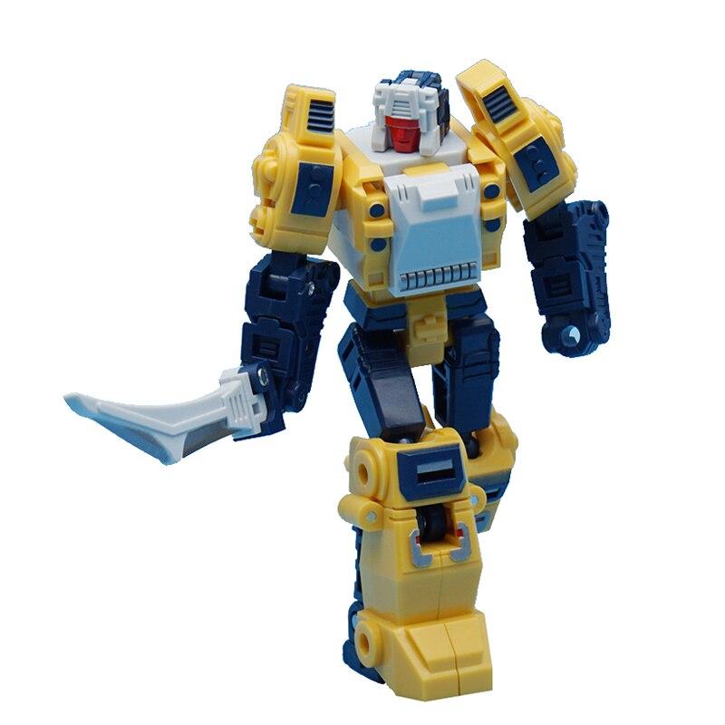 Transformation Action Figure Toy Head Werrior Series Weirdwolf Model 12cm Abs Deformation Car Robot Figma