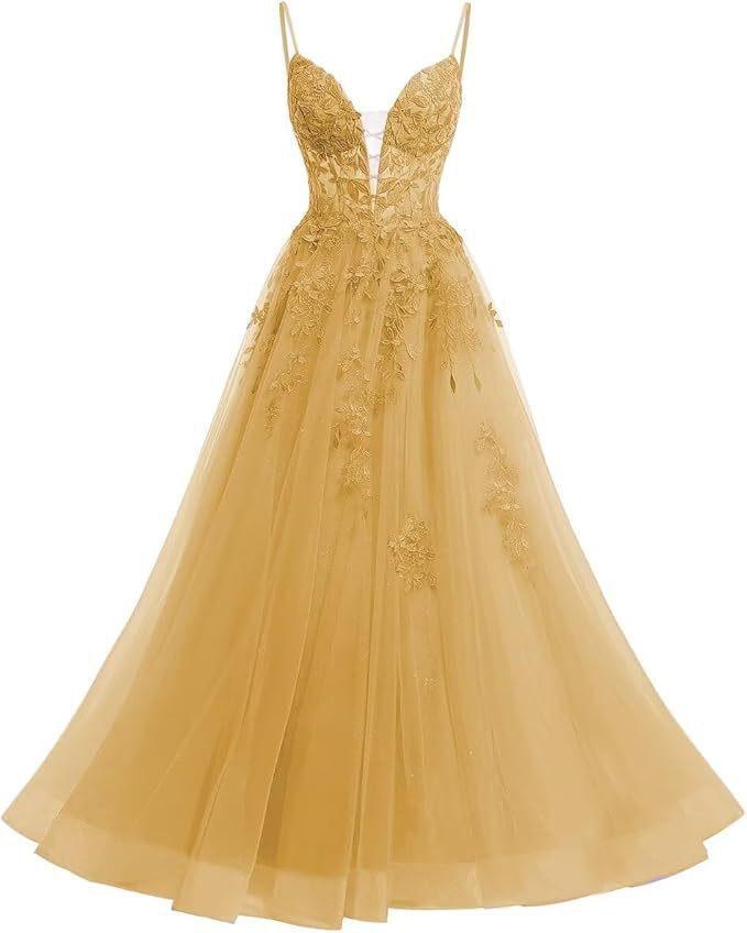 Evening Dress French Suspender Long Lace Fluffy Ball Dress Back Strap Dress Long Dress