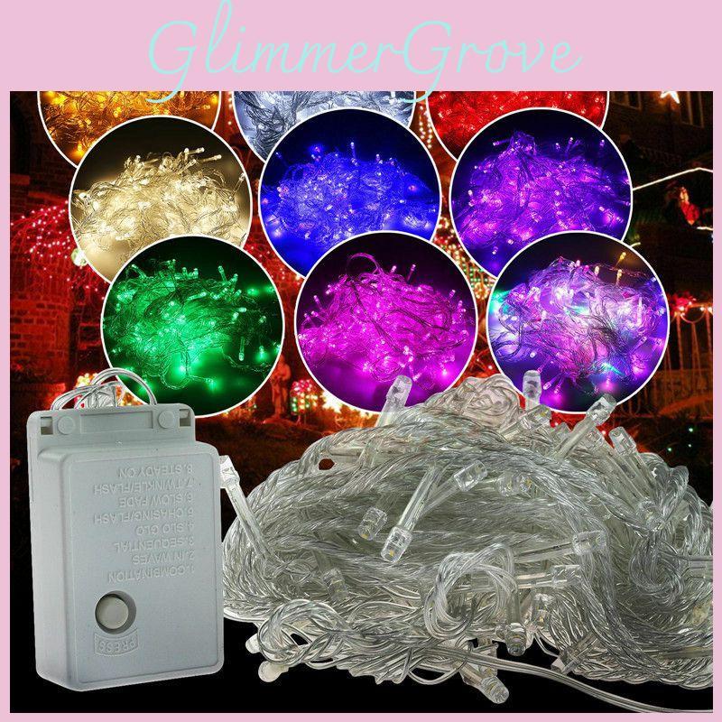 Dazzling Led String Lights For Christmas Trees With Multiple Color Options
