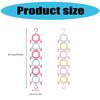 Space Saving Over the Door Hat Rack for Scarves and Bags Wall Mounted Storage Organizer for Baseball Caps Accessories