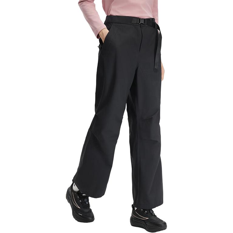 FILA Fitness Comfortable Solid Color Simple Loose Fitness Straight Leg Casual Pants Men bottoms Black A51M441802F-BK