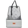 VEVOR Dog Car Seat, Dog Booster Seat for Car with Support Frame, Pet Car Seat with Clip-On Safety Leash, Cotton Filling