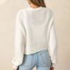 Three-dimensional Flower Women's Sweater Cardigan 2025 Autumn and Winter New Elegant Button Long-sleeved Knitted Sweater
