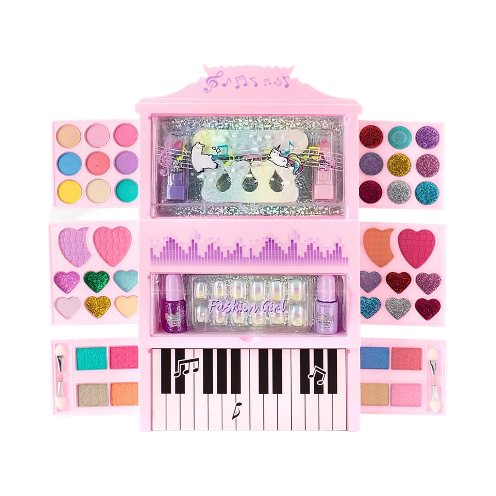 Children s Makeup Toy Set, Princess Beauty Lipstick, Girl Nail Polish, Role-playing Simulation Makeup(5ml)