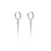 Euro-American Trendy Cone Pendant Ear Cuffs - Smooth Cold Punk Style Hoops for Women