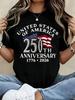 Μπλουζάκι 250ης Επετείου ΗΠΑ 1776 2026 Πατριωτικό Αμερικανική Σημαία T-Shirt