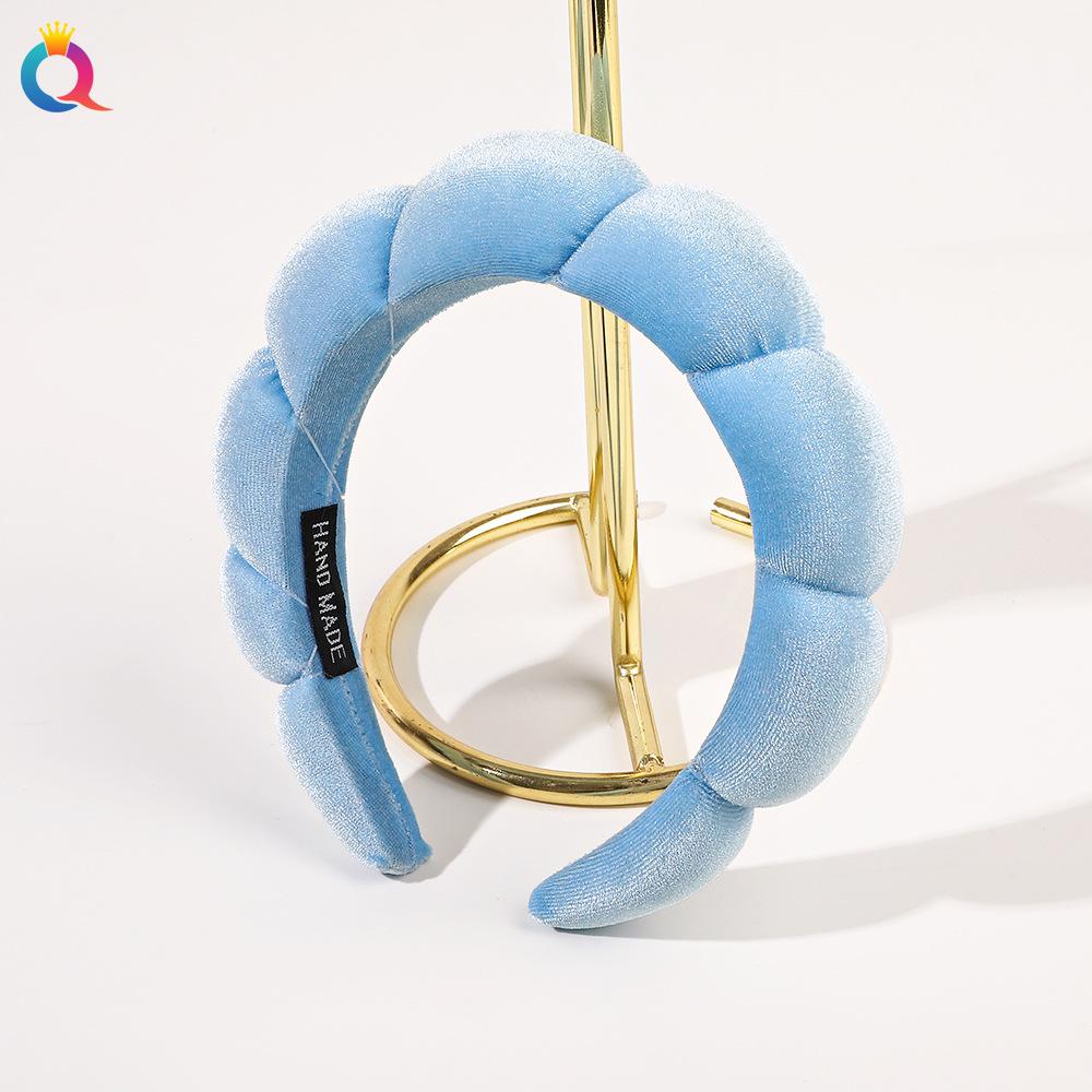 Fluffy Sponge Headband High Cranial Top Spa Headband Headband Headpiece