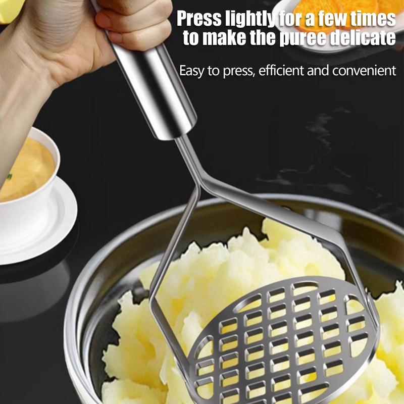 1pc Stainless Steel Manual Potato Ricer Garlic Masher Creative Pumpkin Sweet Potato Potatoes Masher Home Kitchen Gadgets