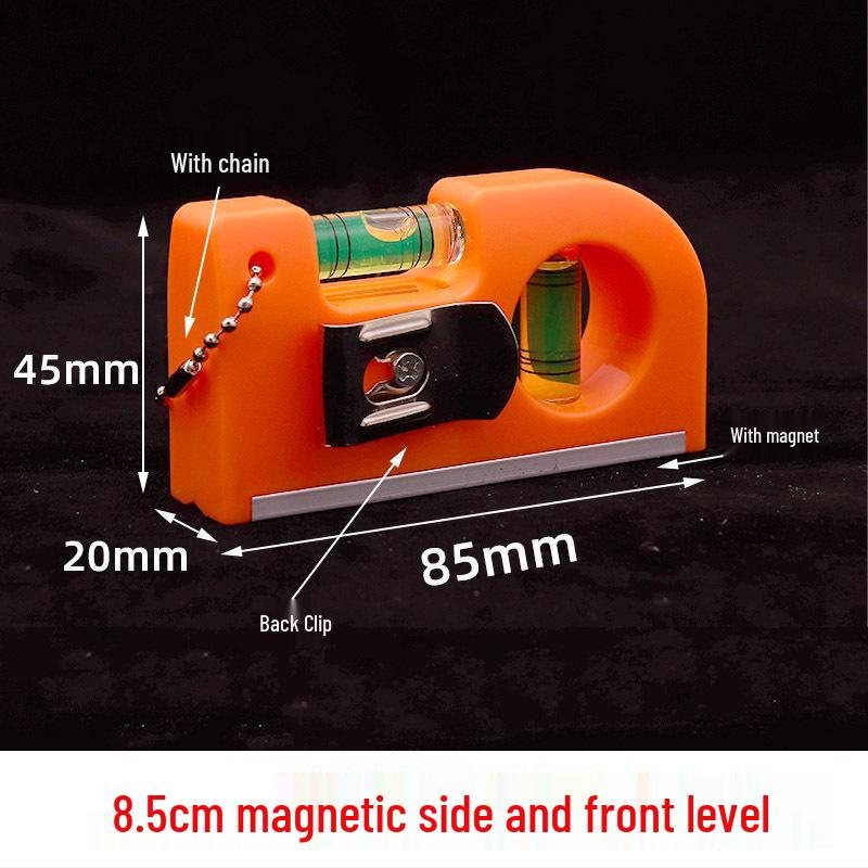 Mini Acrylic Square Bubble Level - Universal Ruler with Single-Line Balance Bead