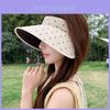 Polyester Sun Hat For Women With Wide Brim Uv Protection Summer Fashion Accessory