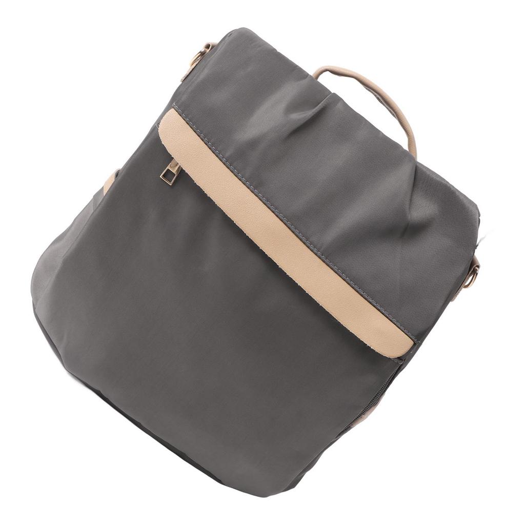Backpack Fashion All Matched Style School Bag Large Capacity Waterproof Shoulder Knapsack Gray