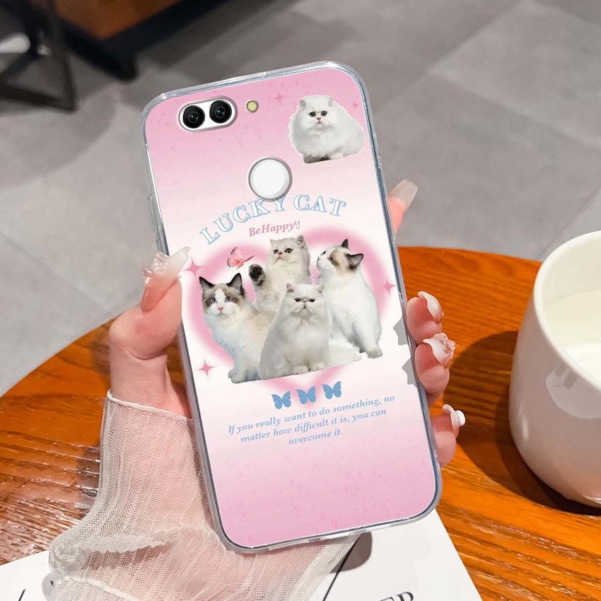 For Huawei Nova 2 2S 3 3e 4 4e 5 5i 7i 6 7 SE Luxury Clear Phone Case Beautiful Butterfly Wing Pattern Soft Silicone Anti Fall Shell For Huawei Casing