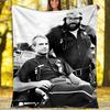 Terence Hill and Bud Spencer printed blanket—lightweight,soft,warm;versatile blanket all seasons—perfect as &air-conditioning throw,nap blanket