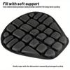 Motorcycle Seat Cushion Black Foam Soft Comfortable Breathable Seat Covers Mats Motorcycles Electric Bike Accessories