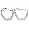 Elegant Rhinestones Headband Elastic Hairband Music Festival Headpieces Bachelorette Party Hairband