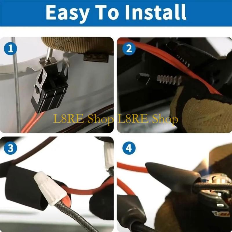 L8RE Stopcontact Overbelasting Fornuis Stekker Kortsluiting Kookplaat Connector Metalen Fornuis Stopcontact Duurzaam Oven Stroomadapter