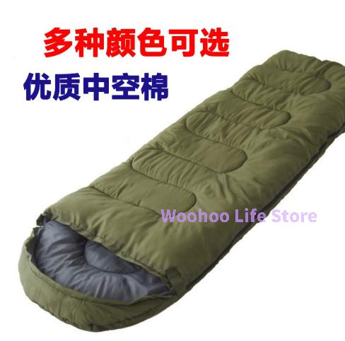 

Envelope Sleeping Bag Cotton Summer Camping Sleeping Bag Lightweight Family Outdoor Sleeping Bag Breathable Warm Weather Sleep армія зелений колір