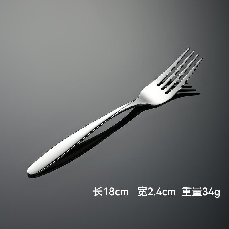 304 stainless steel knife and fork spoon cost Western tableware Opel high quality thickened mirror light steak knife and fork