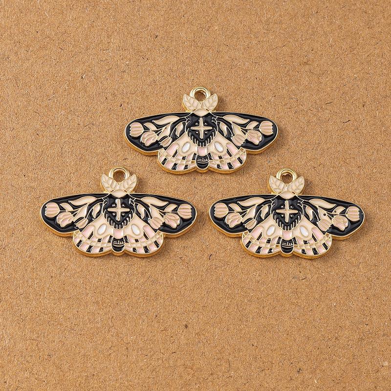 10pcs Cute Enamel Butterfly Charms Pendants for Jewelry Making Necklace Earrings Bracelet DIY Accessories Supplies
