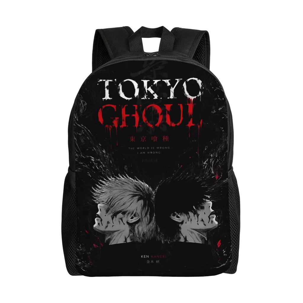 Fashion Halloween Tokyo Ghoul Kaneki Backpacks Its Bag mochila Camping Large Capacity Rucksack