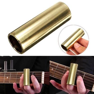 60mm Brass Finger Slide Steel Musical Instrument Accessory Guitar String Tool