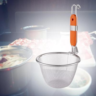 Deep Fry Basket Fine Sieve Pasta Noodle Strainer for Vegetable Rinsing