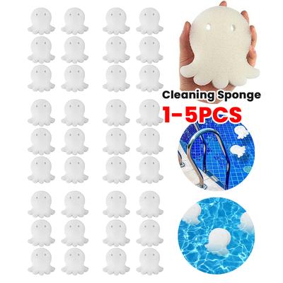 6x Swimming Pool Octopus Oil Absorbing Filter Sponge SPA Floating Cleaning Tools Swimming Pool Spa Pond Tub Accessories