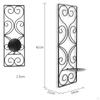 Style Candle Sconce Wall Mounted Shelving Hanging Pillar for Porch