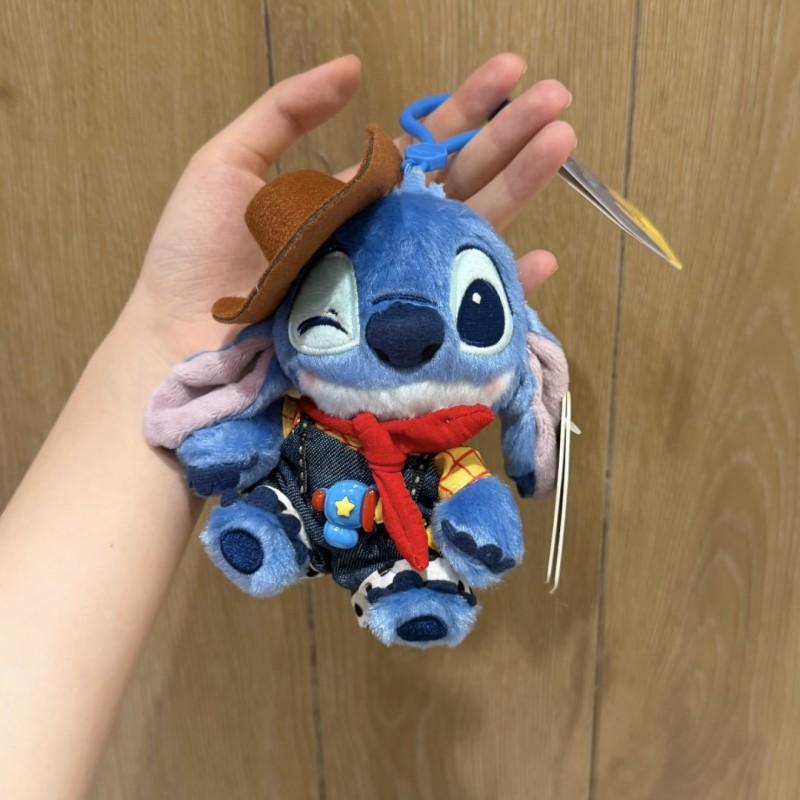 Stitch Plush Keychain Cartoon Character Pendant Cute Chef Doll Bag Charm Gift Kids