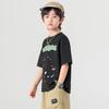 Boys' Breathable Cotton Graffiti Print Short-Sleeve T-Shirt