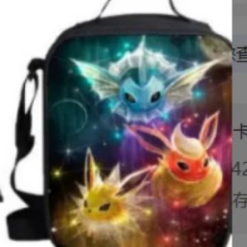 Sonic Lunch Bag Student Picnic Bag Oxford Cloth Cartoon Printed Portable Lunch Box Bag