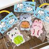 Cute Soccer Bear Plush Keychain Cartoon Girly Bag Charm Basketball Doll Pendant Accessory