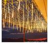 Outdoor Waterproof LED Meteor Shower Lights – Colorful Flashing String Lights for Tree, Landscape, and Festival Decoration