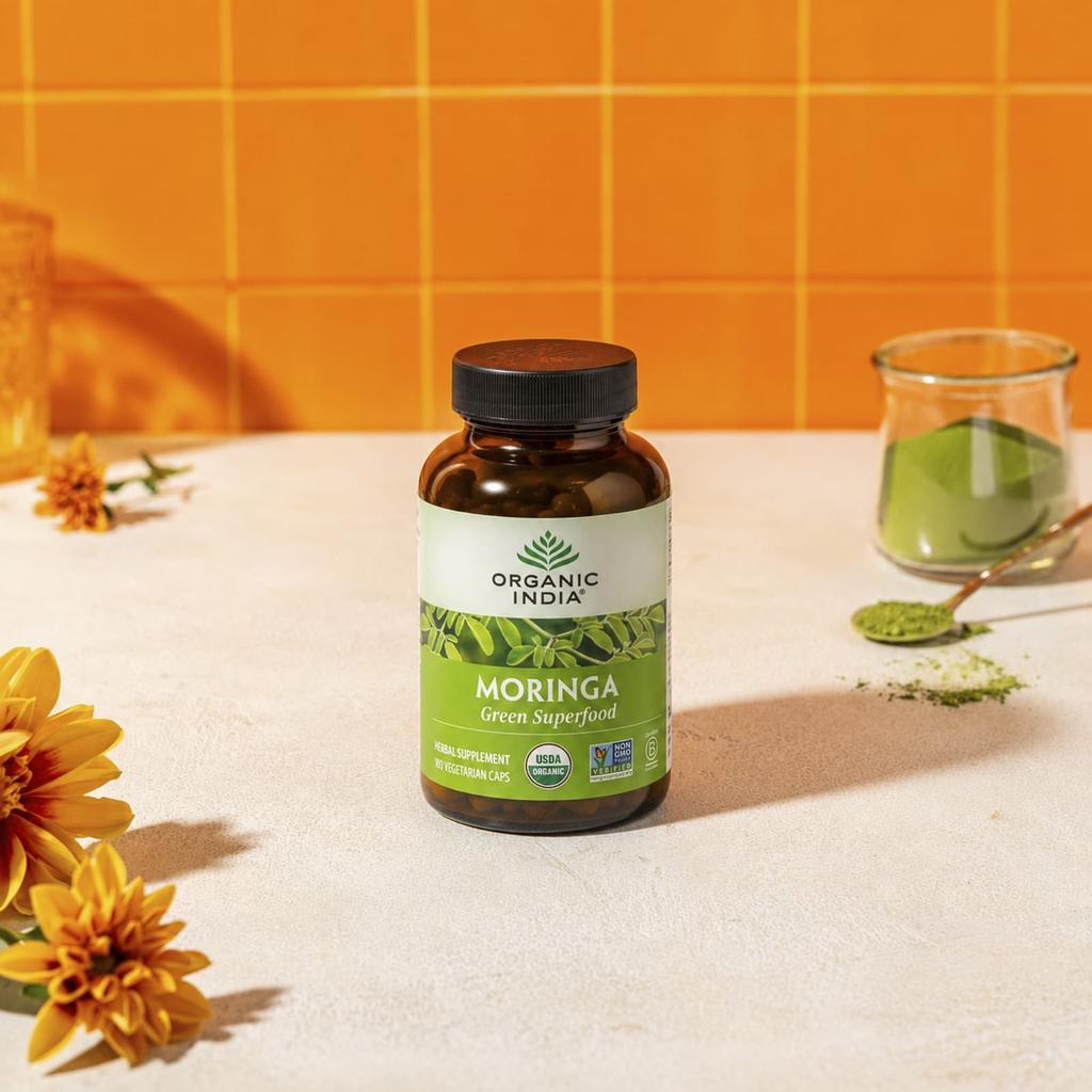 Organic India, Moringa, Veggie Capsules 180 Tablets (350mg per capsule)