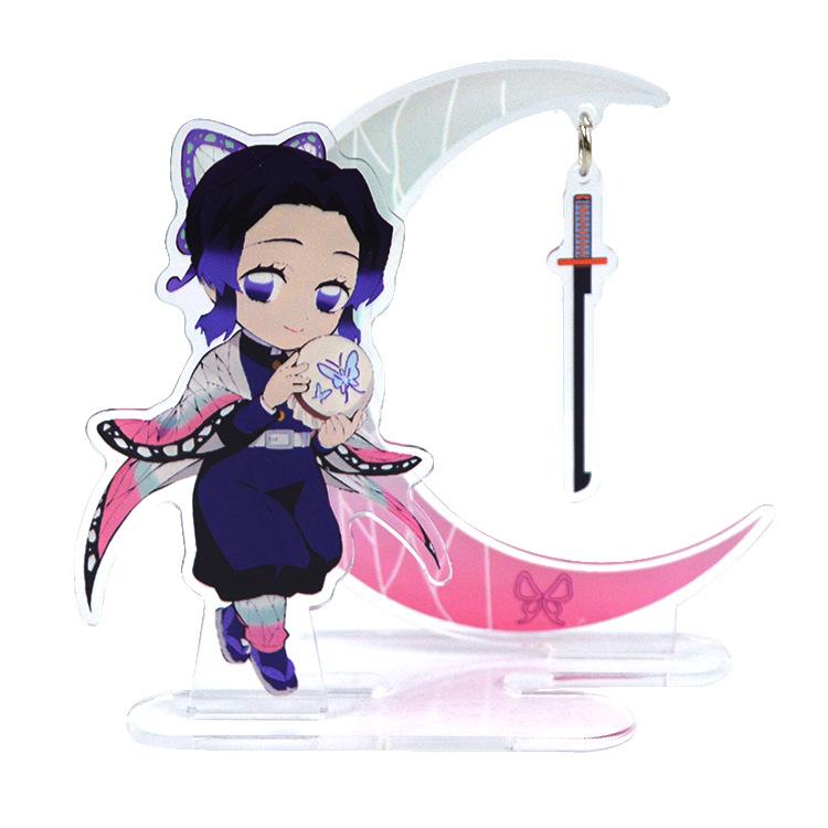 Anime Demon Slayer Agatsuma Zenitsu Kimetsu No Yaiba Acrylic Stand Figurines Model Toys GK Ornaments Decor