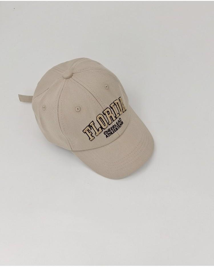 Fashionable Unisex Children's Embroidered Letter Baseball Cap Spring Autumn Duck Tongue Cap