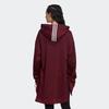 Adidas Originals Fashion Comfortable Hooded Long Sleeve Striped Sweatshirt Women Hoodies Dark-Purple FT9889