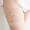 Lace Top Ultra Thin Transparent Silk Medias De Mujer Silicone Hold Up Thigh High Stockings Women Sexy Seamless Underwear