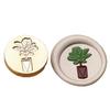 Plant Themed Seal Stamp Head Antique Embossed Sealing Stamp Head for Seal Envelope Invitation Decoration Scrapbooking