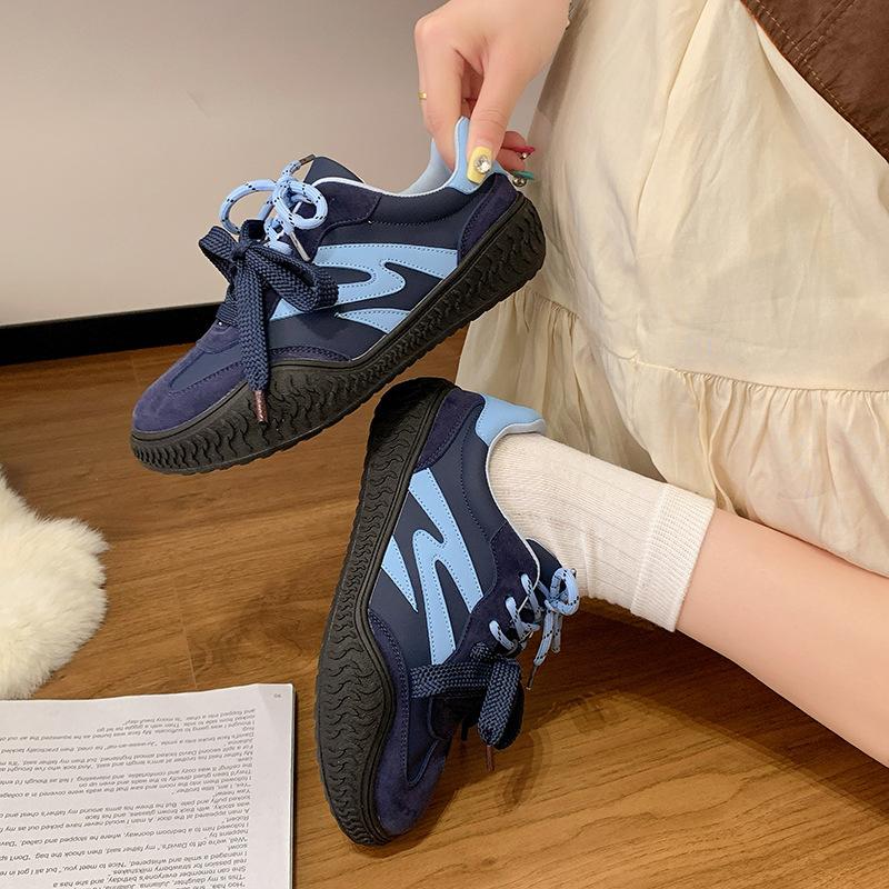 

European Station Dexun Shoes Women s 2025 Autumn Sneakers Fashion Casual Retro Dexun Single Shoes Forrest Gump Casual Shoes Women 40 синий