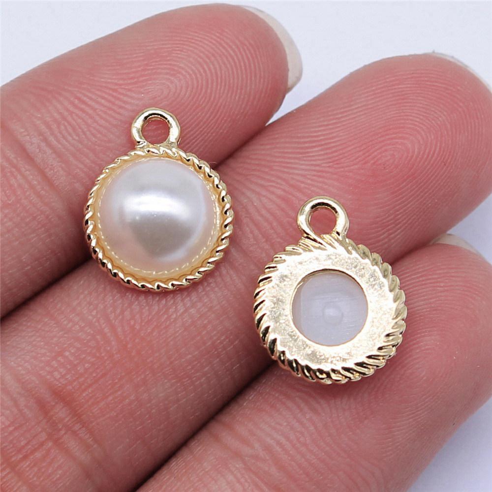 Zubehörteile Perlenanhänger Vintage Schmuckzubehör QA041