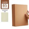 16k Simple Cowhide Paper Stitched A4 Large Lined B5 High School Blank English Grid Notebook