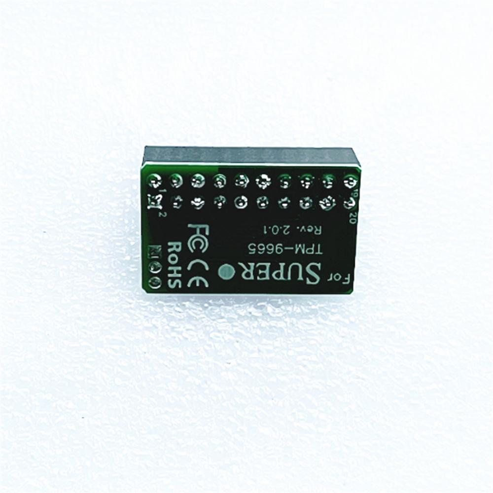 20 Pin TPM 2.0 Module Trusted Platform Fit For SuperMicro AOM-TPM-9665H TCG 2.0