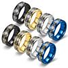 1Pcs Stainless Steel Gear Pattern Ring - Simple Jewelry for Both Men and Women, Finger Ring