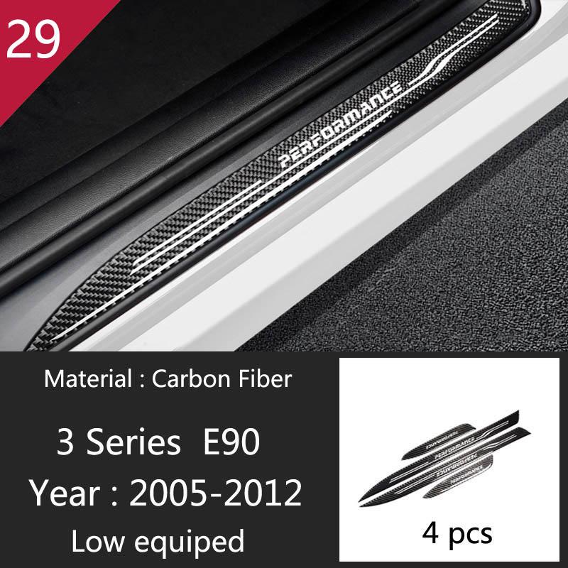 Carbon Fiber Gear Shift Panel Trim Sticker for BMW 3 Series E90 E92 E93 2005-2012 Car Inner Center Control Decorative Accessory